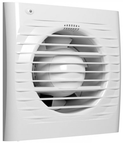 Вентилятор осевой Era 4C D100 c обратным клапаном белый картинка